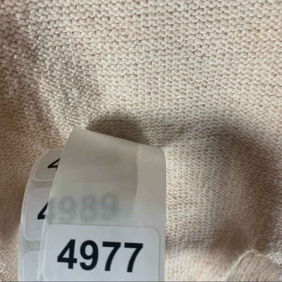 Abound Hooded Back Slit Cotton Blend Cozy Hooded Knit Sweater Cream Size S NWT. - Picture 9 of 9